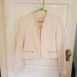 Calvin Klein Blazer Pink Cream NWT
